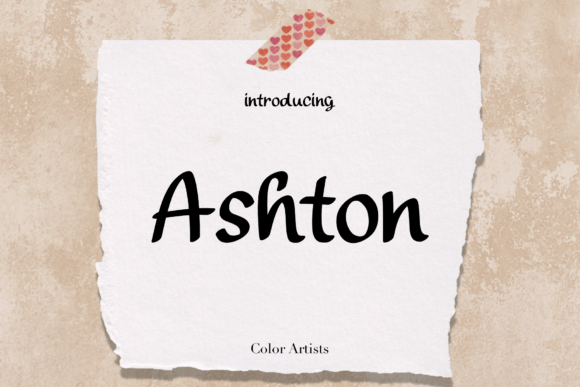 Ashton Typeface: A Refined Script for Editorial Design