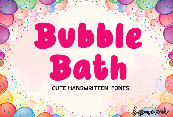 Bubble Bath Font: A Playful Typeface for Bold Brands