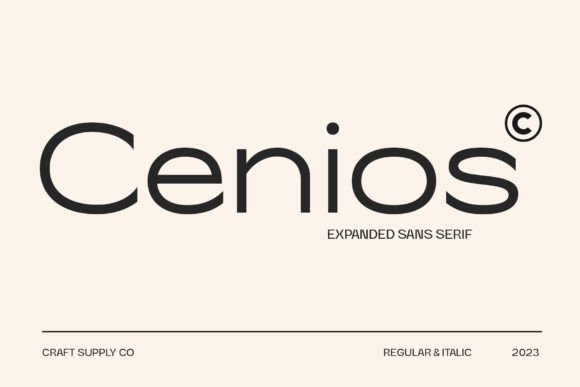 Cenios Typeface Review for Modern Web Design