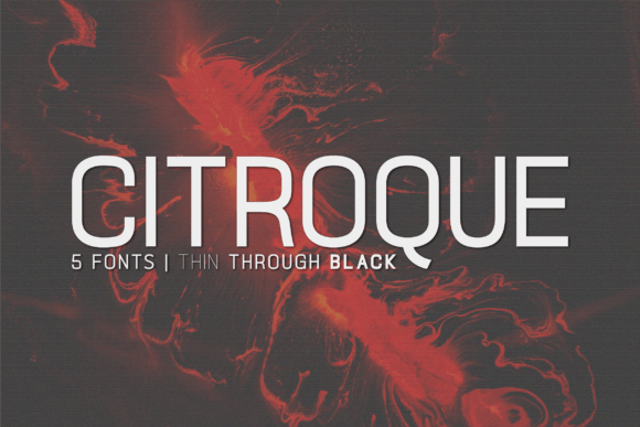 Citroque: A Modern Sans Serif Font for Marketers