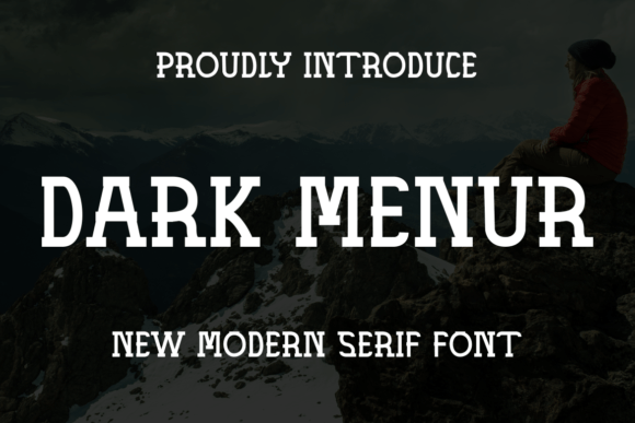 Dark Menur: A Bold Sans Serif Font for Impact