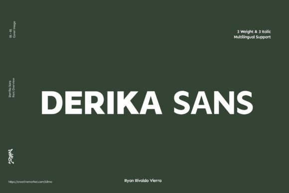 Derika Sans: The Bold Typeface for Crafters