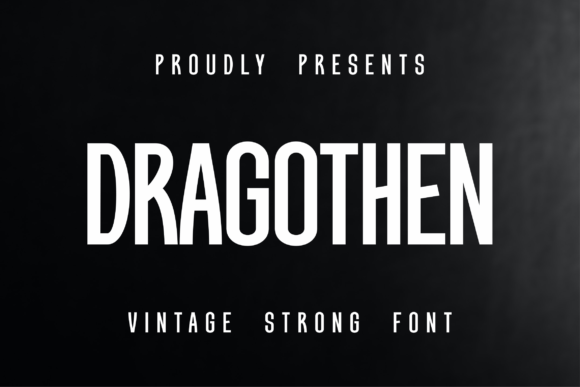 Dragothen: A Bold Sans Serif Font for Makers