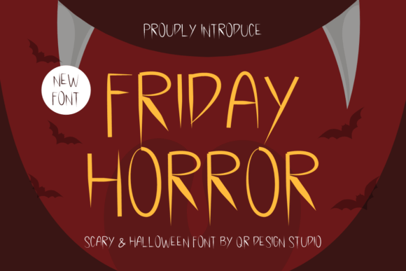 Friday Horror: A Bold Display Font for Web Design