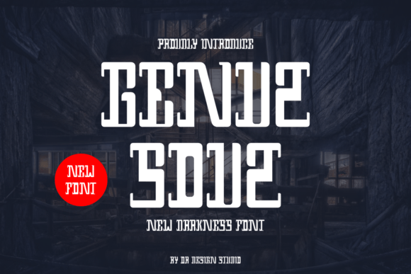 Genuz Souz: A Bold Blackletter Font for Brands