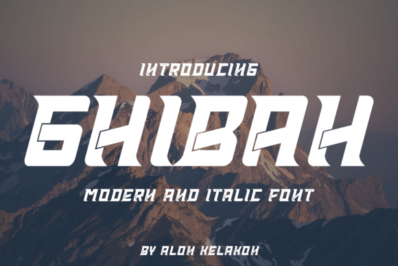 Ghibah: A Bold Serif Font for Editorial Impact