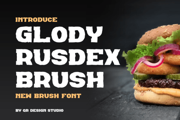 Glody Rusdex Brush: A Bold Typeface for Branding