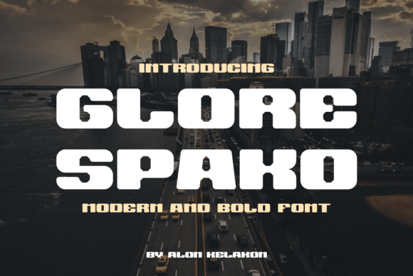 Glore Spako: A Bold Serif Typeface for Editorial Design
