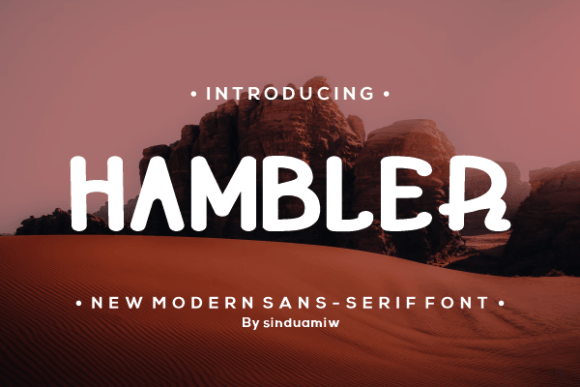 Hambler: A Bold Sans Serif Font for Impact