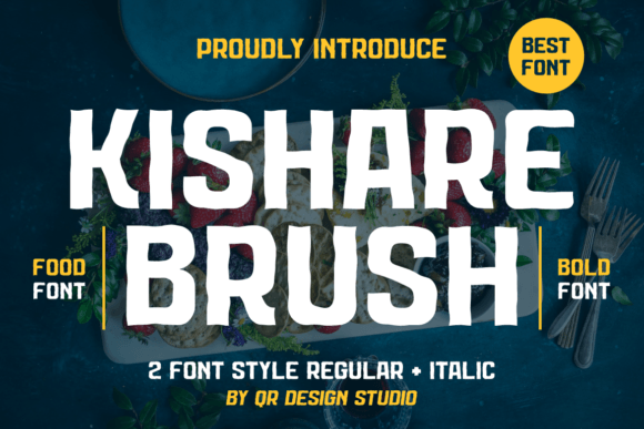 Kishare Brush Font for Bold Branding