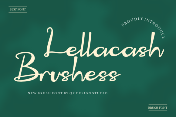 Lellacash Brushess: A Bold Font for Makers
