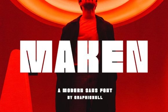 Maken Typeface: Bold Branding for Small Business