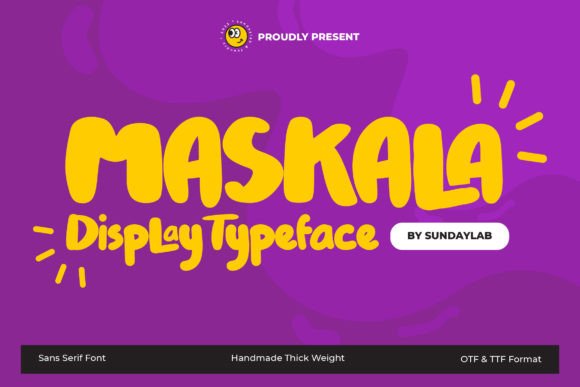 Maskala: A Bold Display Font for Brand Identity
