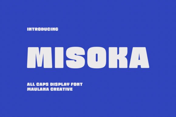 Misoka: The Bold Sans Serif Font for Modern Brands