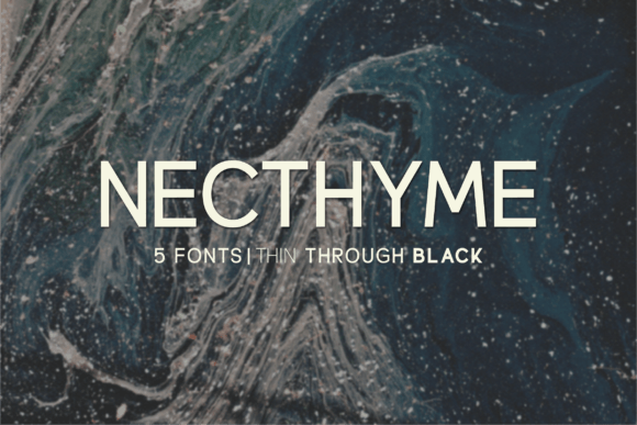 Necthyme: A Modern Sans Serif Typeface for Web Design