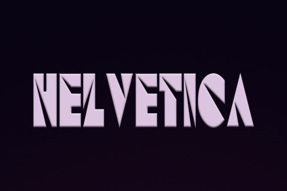 Nelvetica: A Bold Blackletter Font for Modern Editorial Design