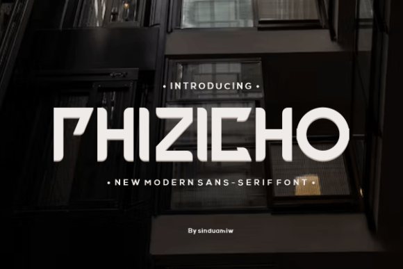 Phizicho Font: Bold Sans Serif for Web Design