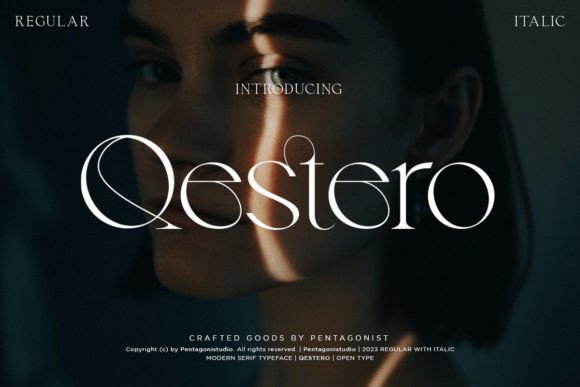 Qestero: A Luxurious Serif Font for Crafters
