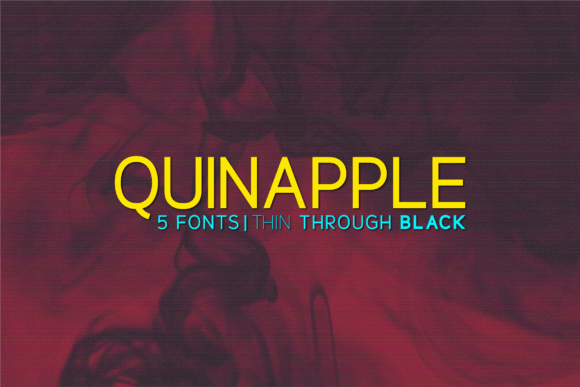Quinapple: A Modern Sans Serif Font for Makers