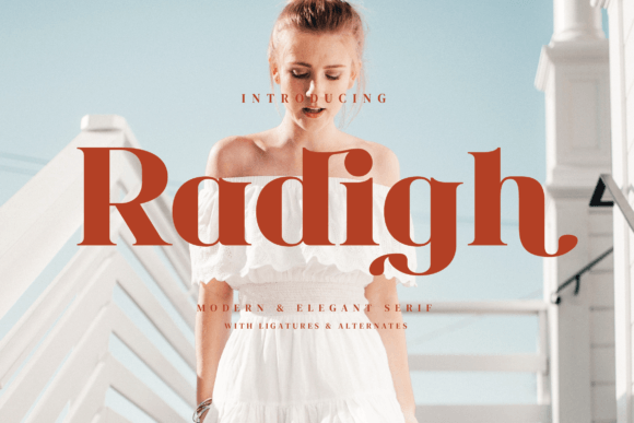 Radigh Typeface: Bold Serif for Campaigns