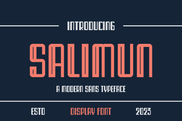 Salimun Font: Bold Serif Power for Campaigns