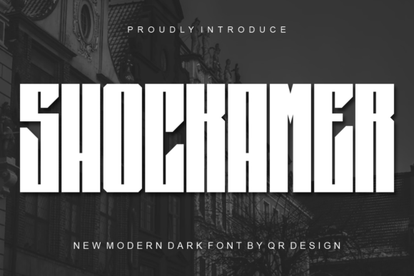 Shockamer Font: Bold Sans Serif for Crafters