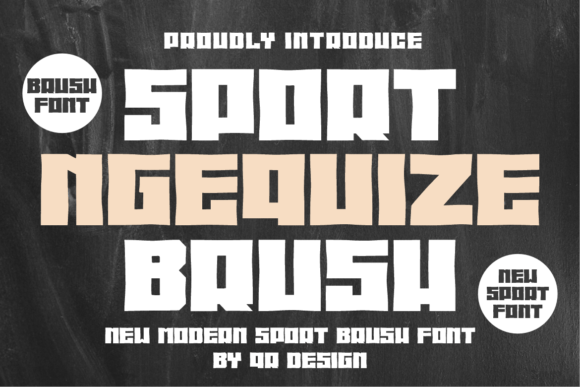 Sport Ngequize Brush Font Review