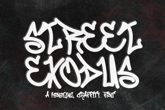 Street of Exodus: A Graffiti Font for Crafters