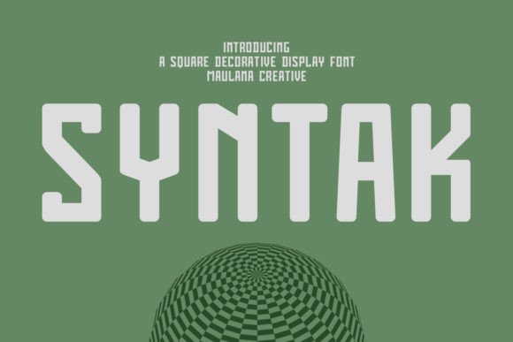 Syntak Font: A Modern Sans Serif for Digital Brands
