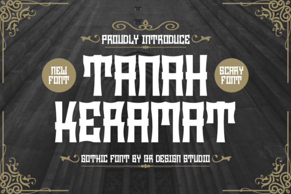 Tanah Keramat: A Bold Blackletter Font for Marketers