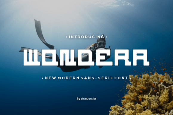 Wondera Font: Bold Serif Style for Web Design